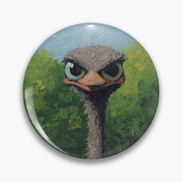 Item preview, Ostrich | Post-impressionist painting style designed and sold by ComicsFactory.