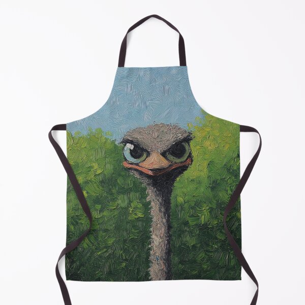 Item preview, Ostrich | Post-impressionist painting style designed and sold by ComicsFactory.