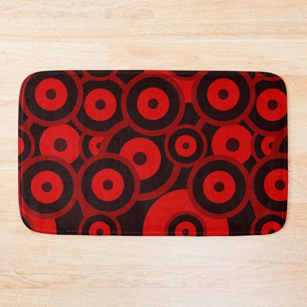 Item preview, Red Repeat pattern Classic Retro RAF mod roundel designed and sold by ModSupporters.