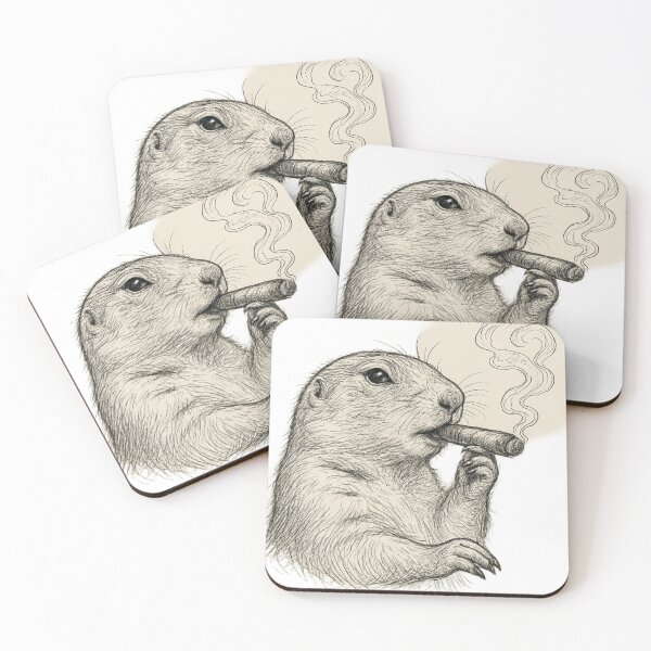 Item preview, Gangster Gopher with Cigar | Cool Sketch Animal Art designed and sold by Alpaca Ridge.