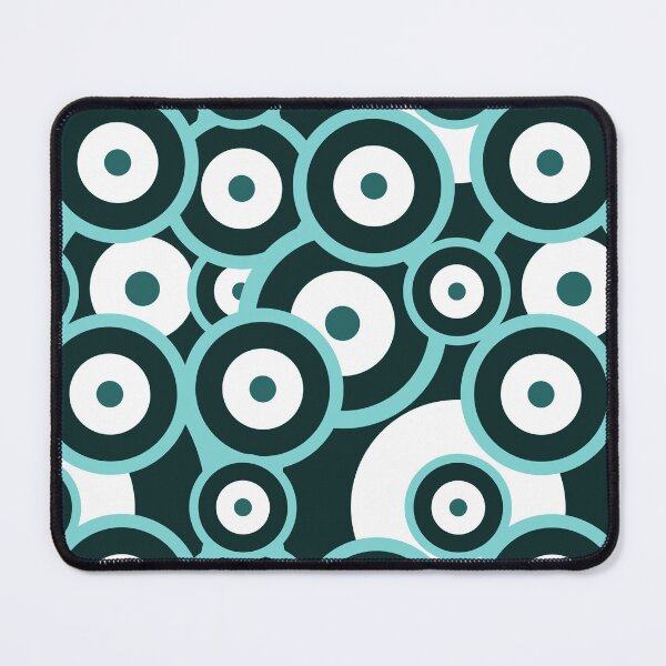 Item preview, Teal Repeat pattern Classic Retro RAF mod roundel designed and sold by ModSupporters.