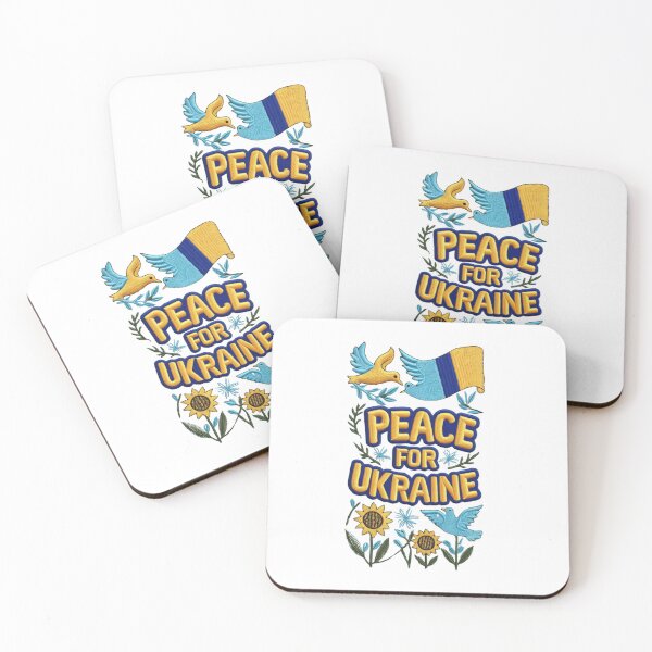 Item preview, Peace for Ukraine Embroidered Patch Design designed and sold by ArtDesignTp.