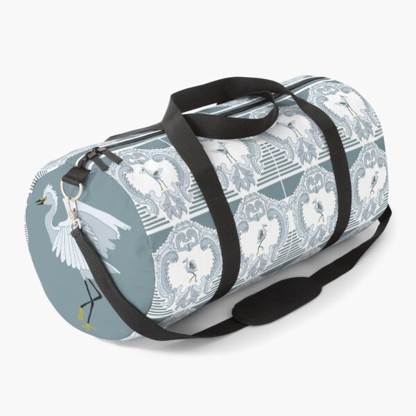 Item preview, Dance of the Snowy Egret bag designed and sold by maliapolsterart.