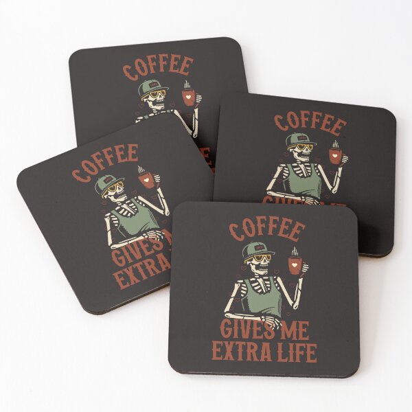 Item preview, Coffee Gives Me Extra Life designed and sold by Scaryzz.