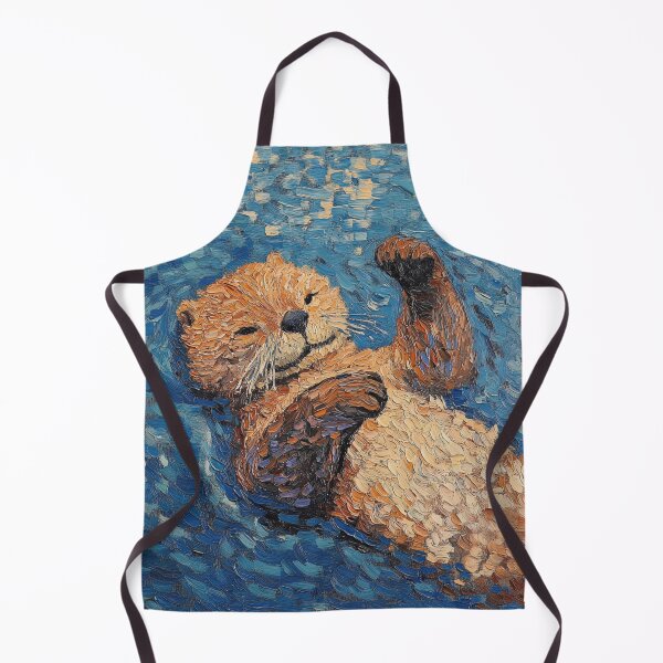 Item preview, Otter | Post-impressionist painting style designed and sold by ComicsFactory.
