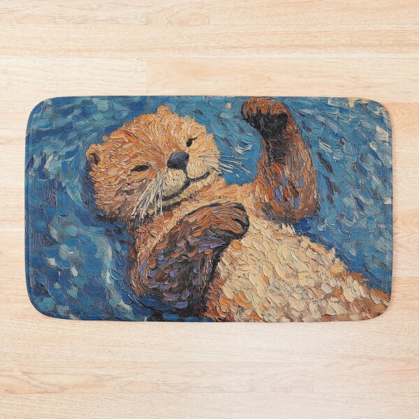 Item preview, Otter | Post-impressionist painting style designed and sold by ComicsFactory.