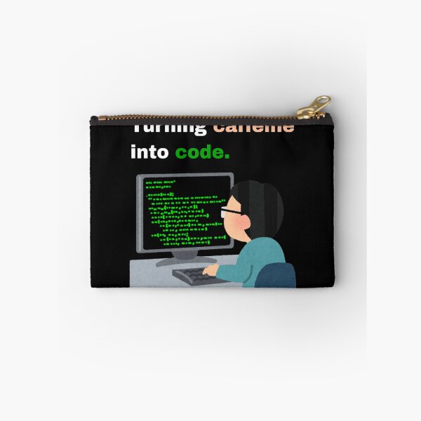 Item preview, Funny Programmer Gift - Turning Caffeine Into Code  designed and sold by Creastore.