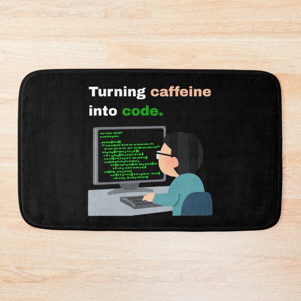 Item preview, Funny Programmer Gift - Turning Caffeine Into Code  designed and sold by Creastore.