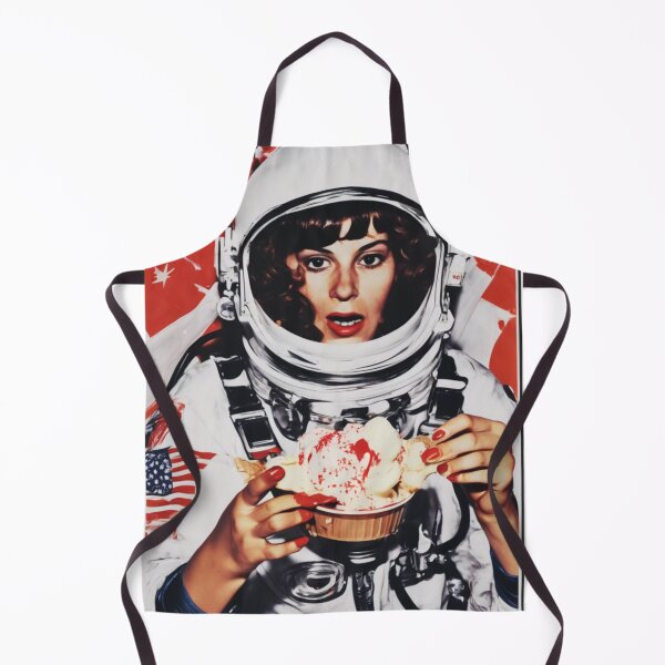 Item preview, Female Astronaut Eats Ice-cream 1970s Punk Aesthetic 24 designed and sold by NickWhittleArt.