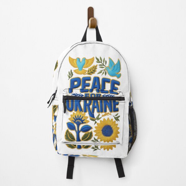 Item preview, Peace for Ukraine Embroidered Patch Design designed and sold by ArtDesignTp.