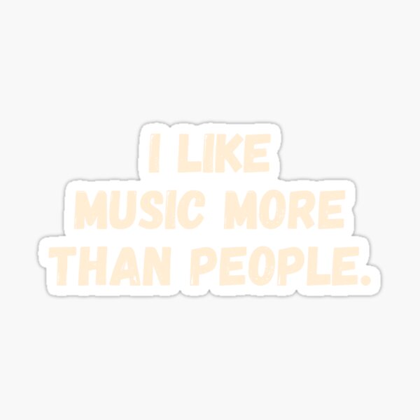 Item preview, I Like Music More Than People - Rave Festival Quote designed and sold by shoporbitapparel.