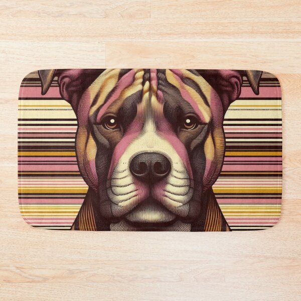Item preview, Pitbull Life in Mid Century Modern designed and sold by FloridaWildOnes.