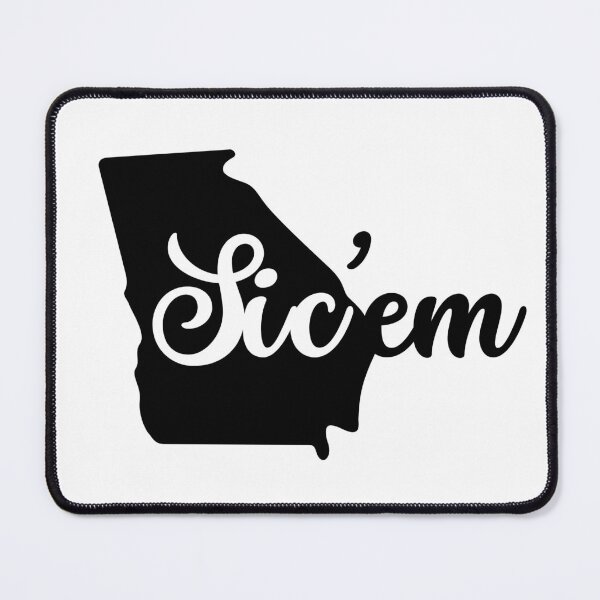 Item preview, Trendy Southern Retro Print, Goooo Dawgs Sic'Em Woof Woof Woof designed and sold by PUSH Proper Prints.