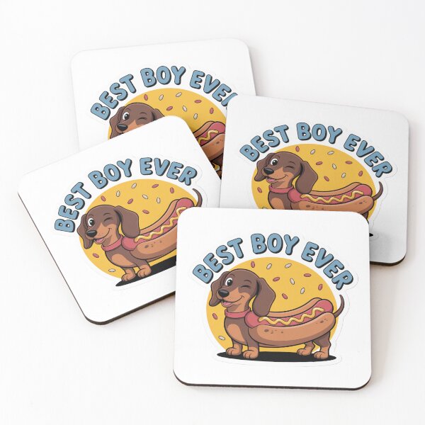 Item preview, Best Boy Dachshund | T-Shirt designed and sold by NicolasGlowArt.