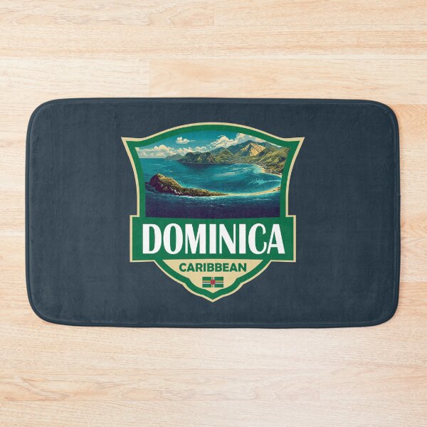 Item preview, Dominica Illustration Retro Badge designed and sold by KrisSidDesigns.