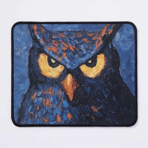 Item preview, Owl | Post-impressionist painting style designed and sold by ComicsFactory.
