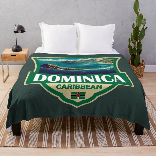 Item preview, Dominica Illustration Retro Badge designed and sold by KrisSidDesigns.