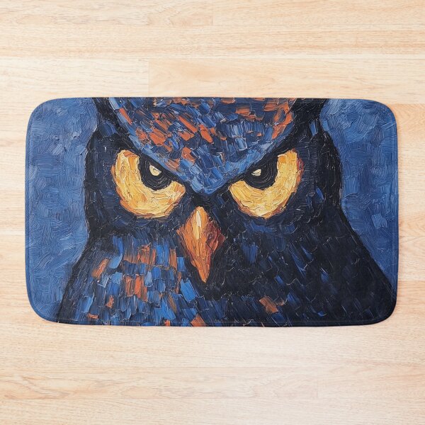 Item preview, Owl | Post-impressionist painting style designed and sold by ComicsFactory.
