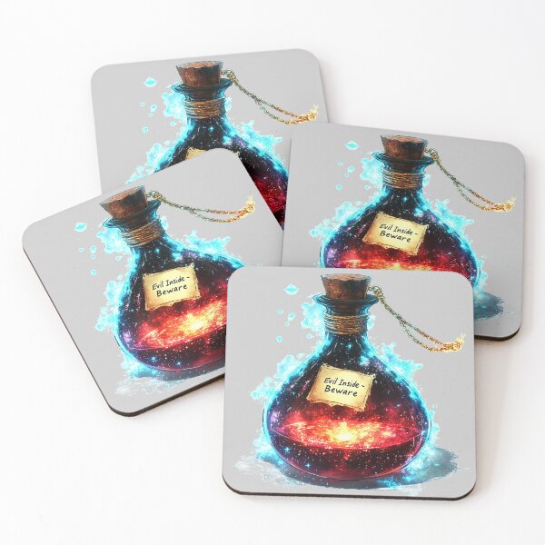 Item preview, Evil is waiting in the bottle - do you dare? designed and sold by SissiTer-Art.
