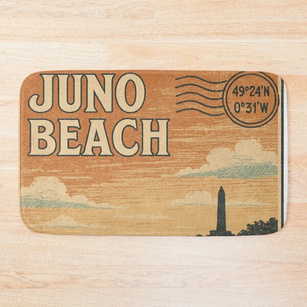 Item preview, Vintage Postcard: Juno Beach designed and sold by PosiPrints.