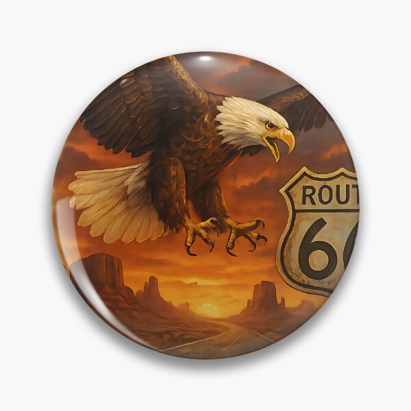 Item preview, Eagle over Route 66 – Freedom the American way designed and sold by Design-Fabrik.