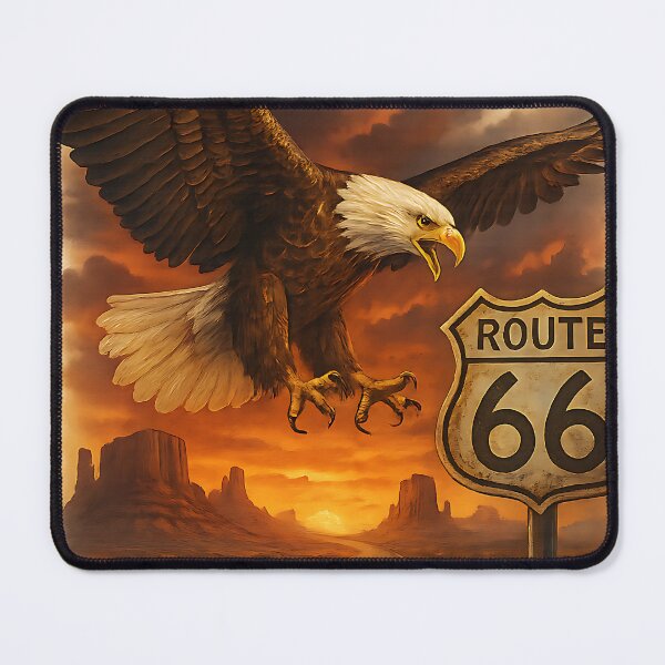 Item preview, Eagle over Route 66 – Freedom the American way designed and sold by Design-Fabrik.