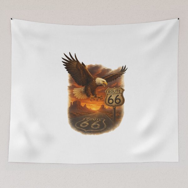 Item preview, Eagle over Route 66 – Freedom the American way designed and sold by Design-Fabrik.