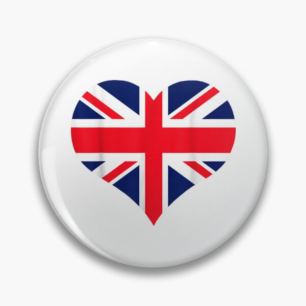 Item preview, Funny uk flag Heart designed and sold by AddlPoolart.