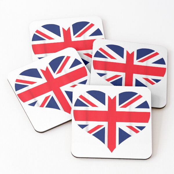 Item preview, Funny uk flag Heart designed and sold by AddlPoolart.