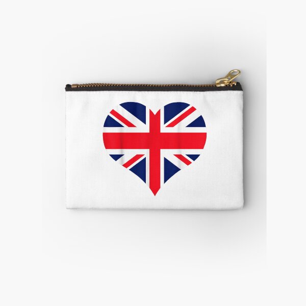Item preview, Funny uk flag Heart designed and sold by AddlPoolart.