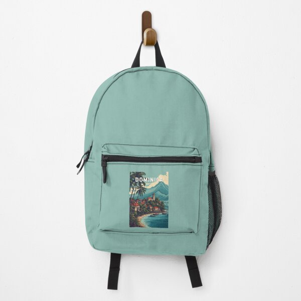 Item preview, Dominica Illustration Travel Art Vintage designed and sold by KrisSidDesigns.