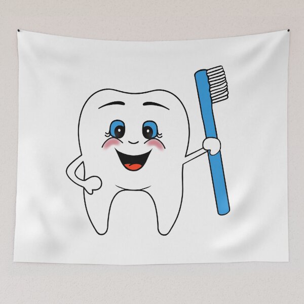 Item preview,  Dental Hygiene, Blue Toothbrush designed and sold by Sartoris Art.
