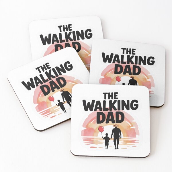 Item preview, The Walking Dad | Sticker designed and sold by NicolasGlowArt.
