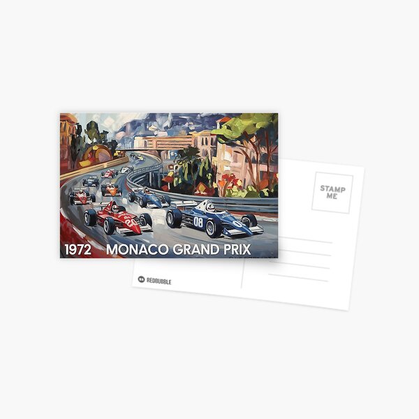 Item preview, 1972 MONACO Grand Prix Racing Poster designed and sold by retrographics.