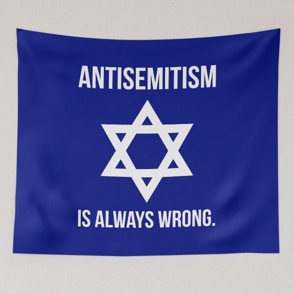 Item preview, Antisemitism is always wrong.  designed and sold by Rachel the Artist .