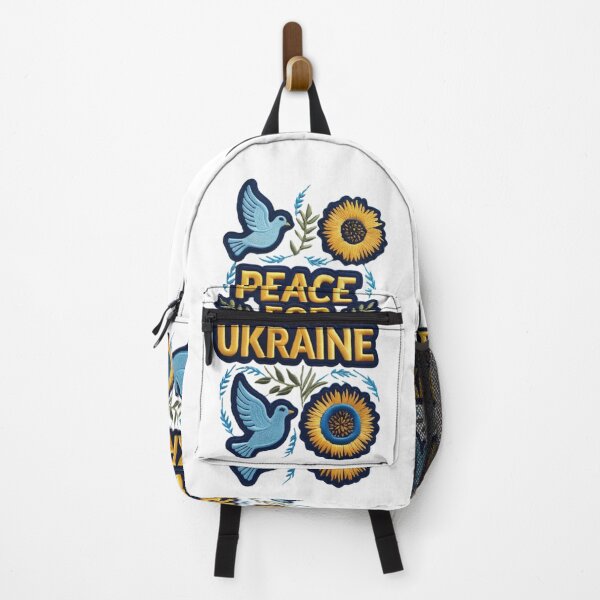 Item preview, Peace for Ukraine Embroidered Patch Design designed and sold by ArtDesignTp.