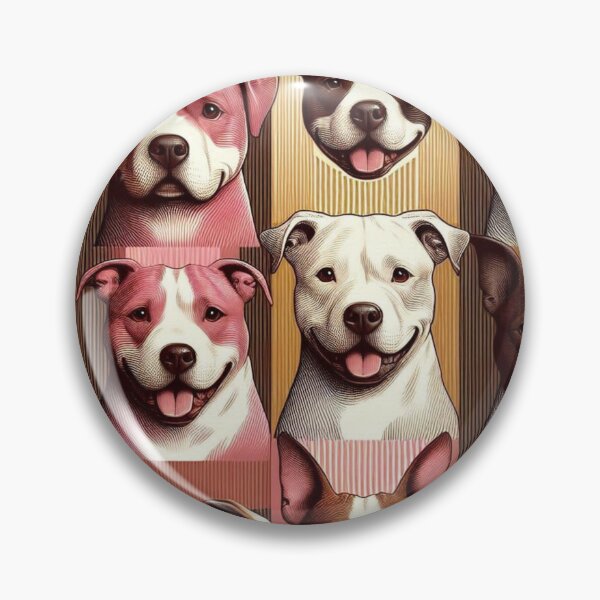 Item preview, Pitbull Lover Madness In Bold Stripes designed and sold by FloridaWildOnes.