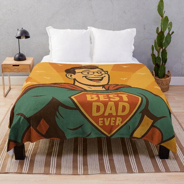 Item preview, Best Dad Ever Retro Superhero – Vintage Comic Style Father’s Day Gift designed and sold by Rushurban.