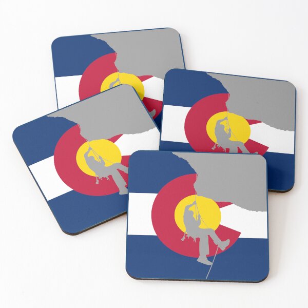 Item preview, Mountain Climber over Colorado Flag 052125 04 designed and sold by Lazarustci.