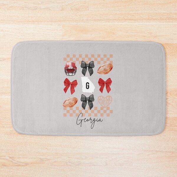 Item preview, Vintage Bows Checkerboard and Georgia Football designed and sold by PUSH Proper Prints.