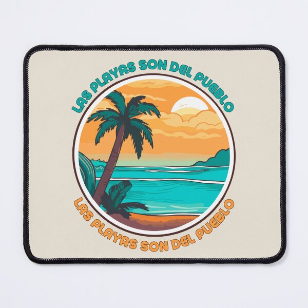 Item preview, Las Playas Son Del Pueblo circle design designed and sold by DesignCollectiv.