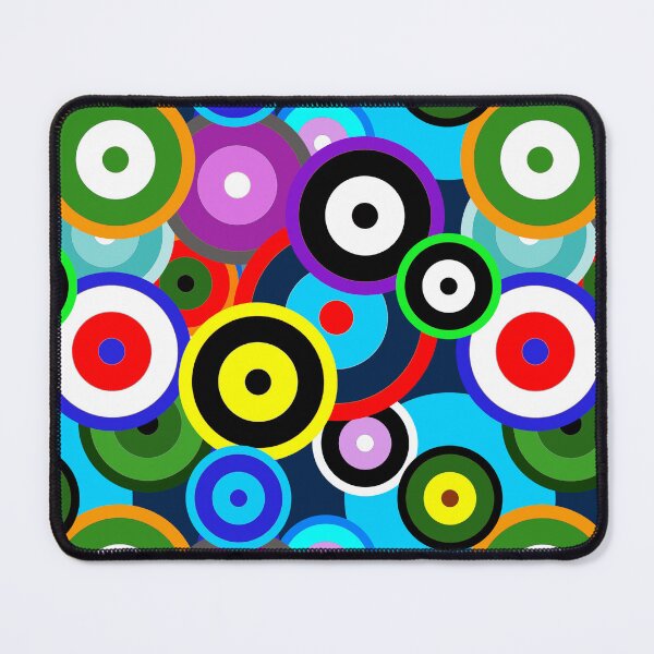Item preview, Multicolour Repeat pattern Classic Retro RAF mod roundel designed and sold by ModSupporters.