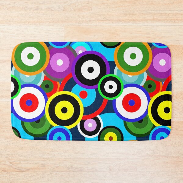 Item preview, Multicolour Repeat pattern Classic Retro RAF mod roundel designed and sold by ModSupporters.