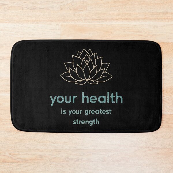 Item preview, Your Health Is Your Greatest Strength designed and sold by Simple_Designs.