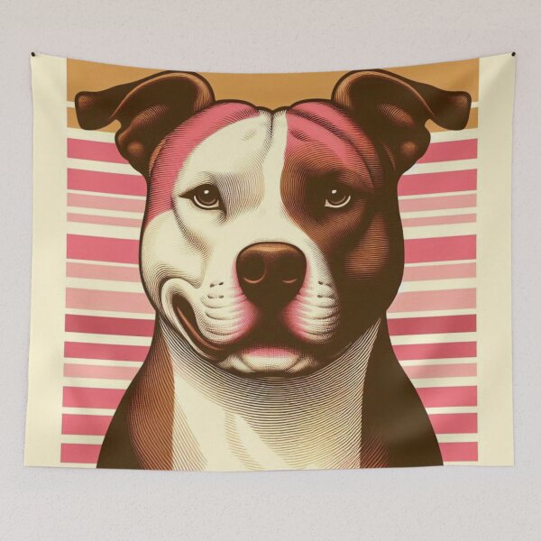 Item preview, Pitbull Madness In Bold Stripes designed and sold by FloridaWildOnes.