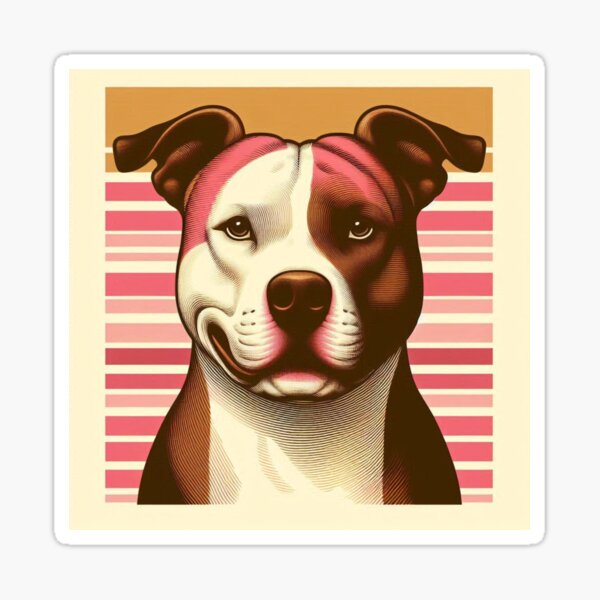Item preview, Pitbull Madness In Bold Stripes designed and sold by FloridaWildOnes.