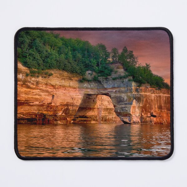 Item preview, Sunset at Pictured Rocks National Seashore designed and sold by Kathy Weaver.