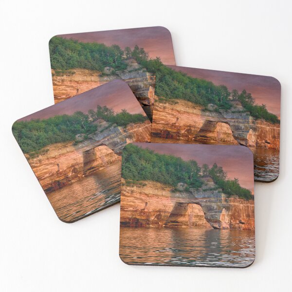 Item preview, Sunset at Pictured Rocks National Seashore designed and sold by Kathy Weaver.