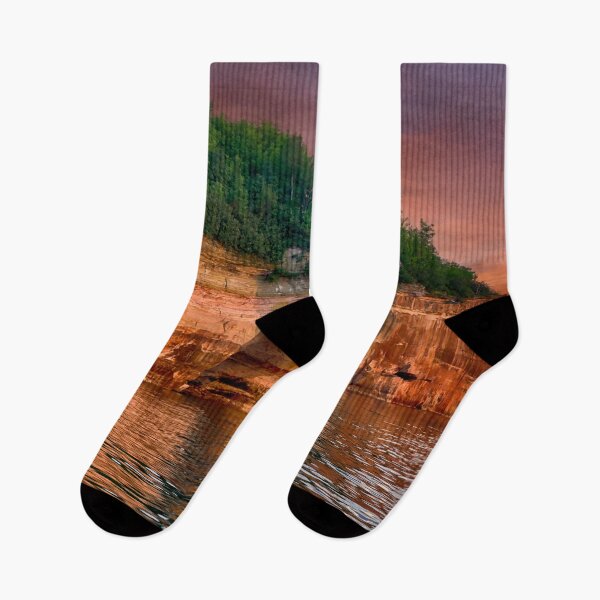 Item preview, Sunset at Pictured Rocks National Seashore designed and sold by Kathy Weaver.