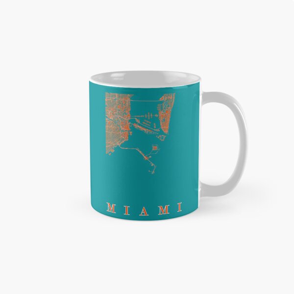 Item preview, Miami City Plan Map Art designed and sold by MapsForYou.